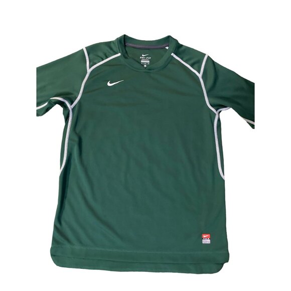 Nike Athletic Shirt Mens XL Used Green Dri-Fit 379155-347 *Couple Snags - Picture 5 of 16